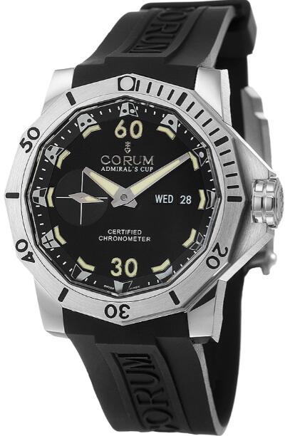 Corum Admirals Cup Black Dial replica watch 947.401.04/0371 AN12
